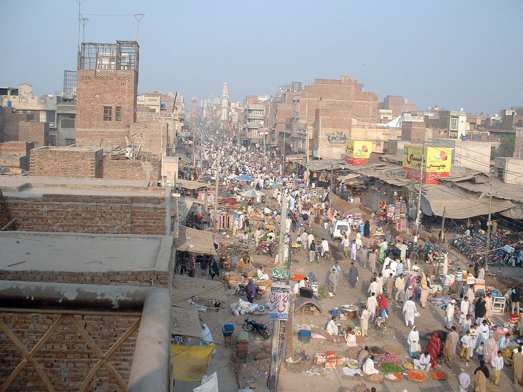 Jhang Bazar, Faisalabad جھنگ بازار www.ClockTowerCity.com by AbdulSattar Minhajia…