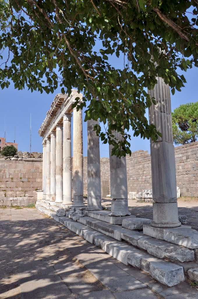 Temple of Trajan at Pergamon in Bergama, Turkey. by Nicola e Pina Turkey…