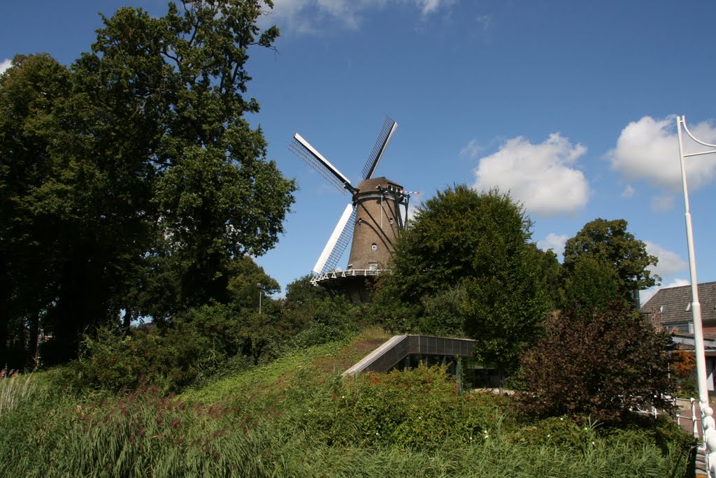 CK Clarissenbolwerk met Molen van Piet, Alkmaar. by Carl030nl