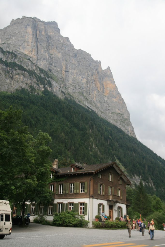 Restaurant at Trümmelbach, Trümmelbach, Switzerland by A Yuen