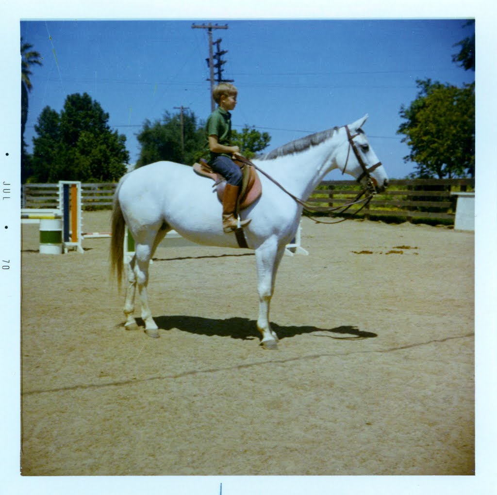 Boy on a Horse at Acampo, CA by Scotch Canadian