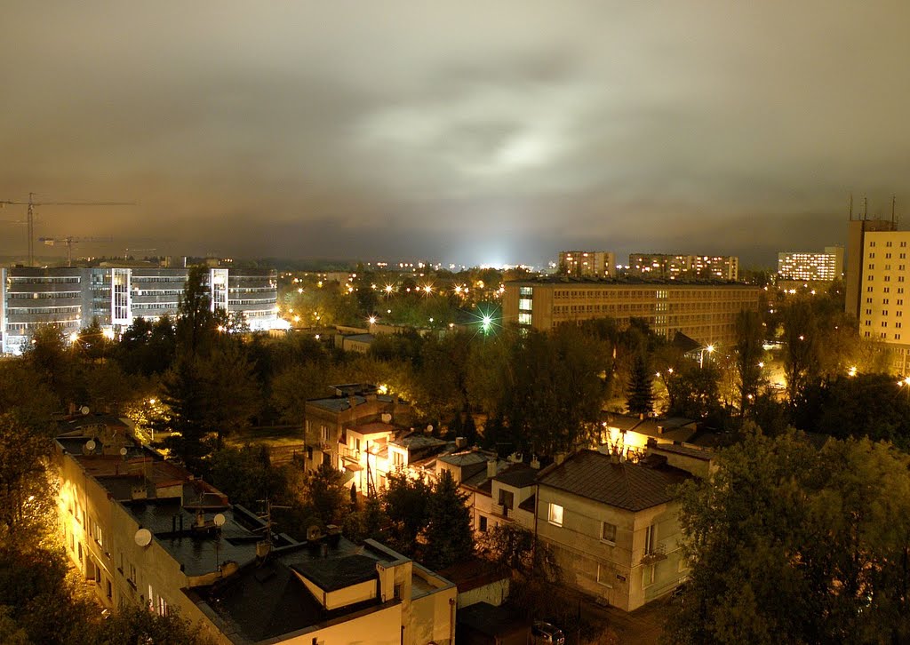 Łódź by night III by Hiup (Hubert)