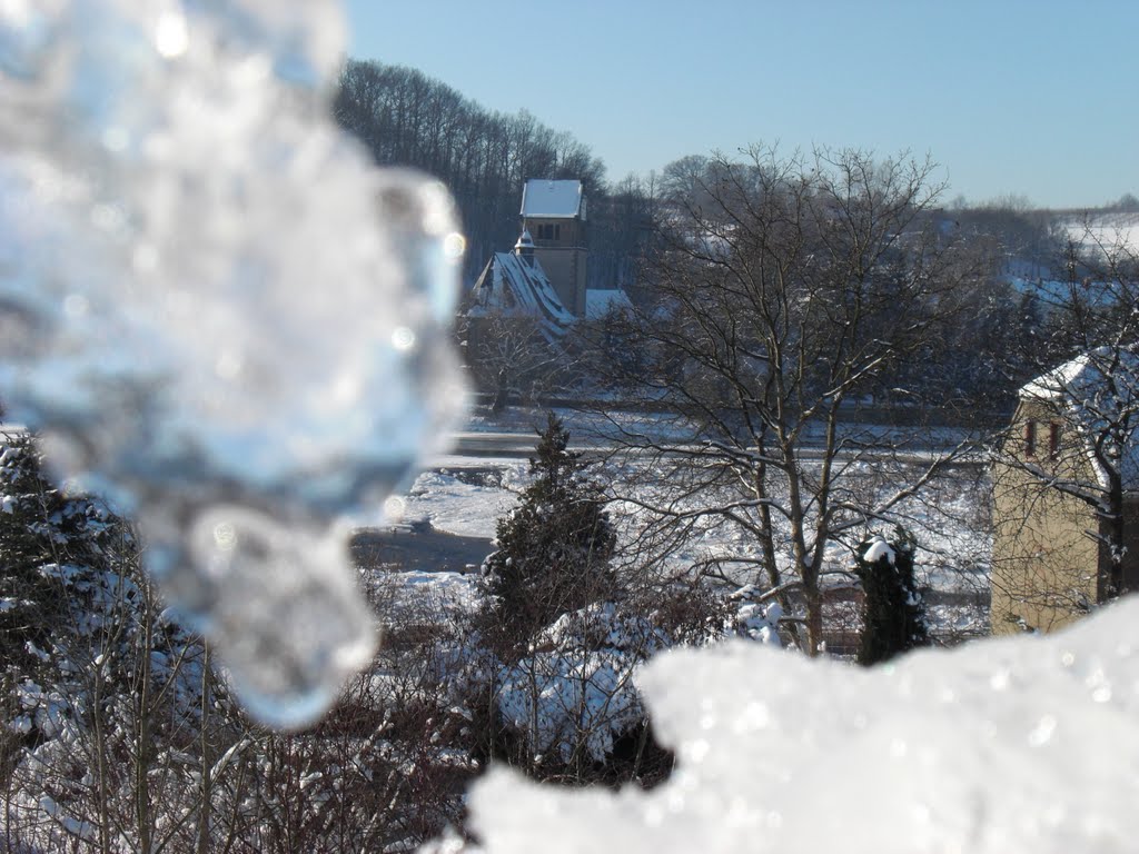 Blick auf die Kirche Tragnitz by Neptun2011