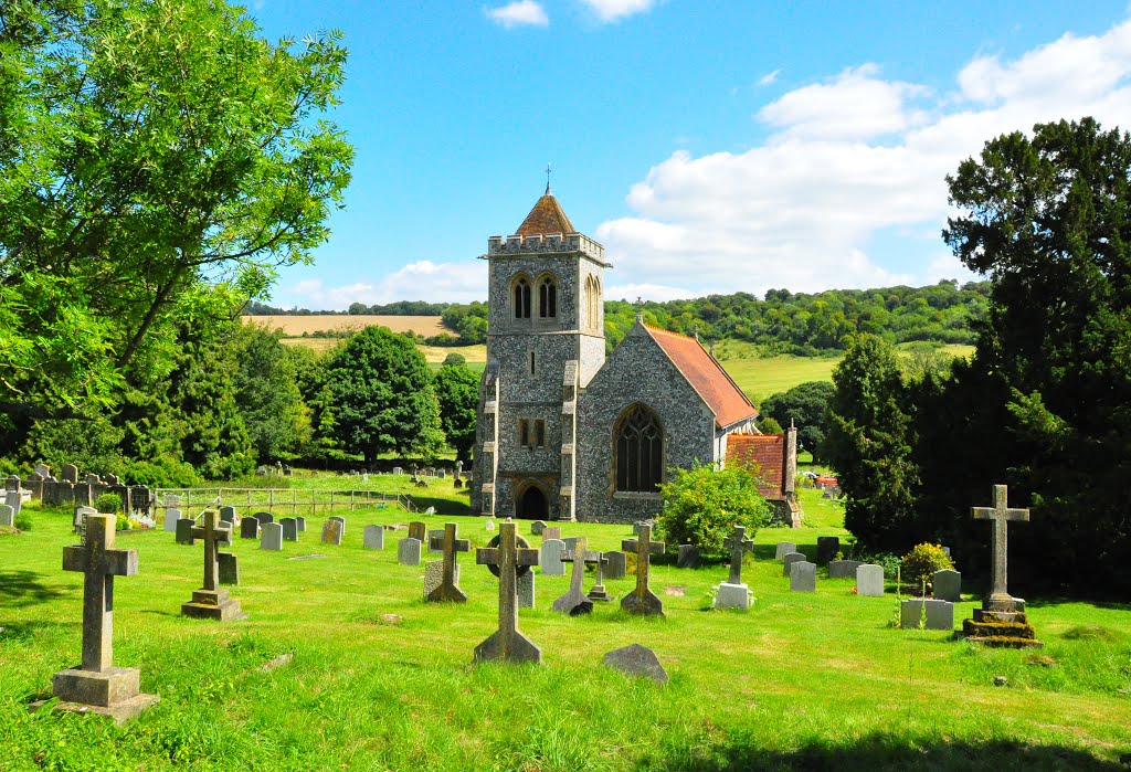 St Michael & All Angels Church, Hughenden Manor by DAVID ROBINS