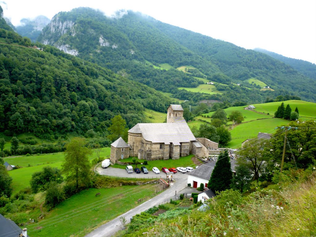 Eglise de Sainte-Engrâce, près des gorges de Kakouetta (Pays basque) by Sémoy