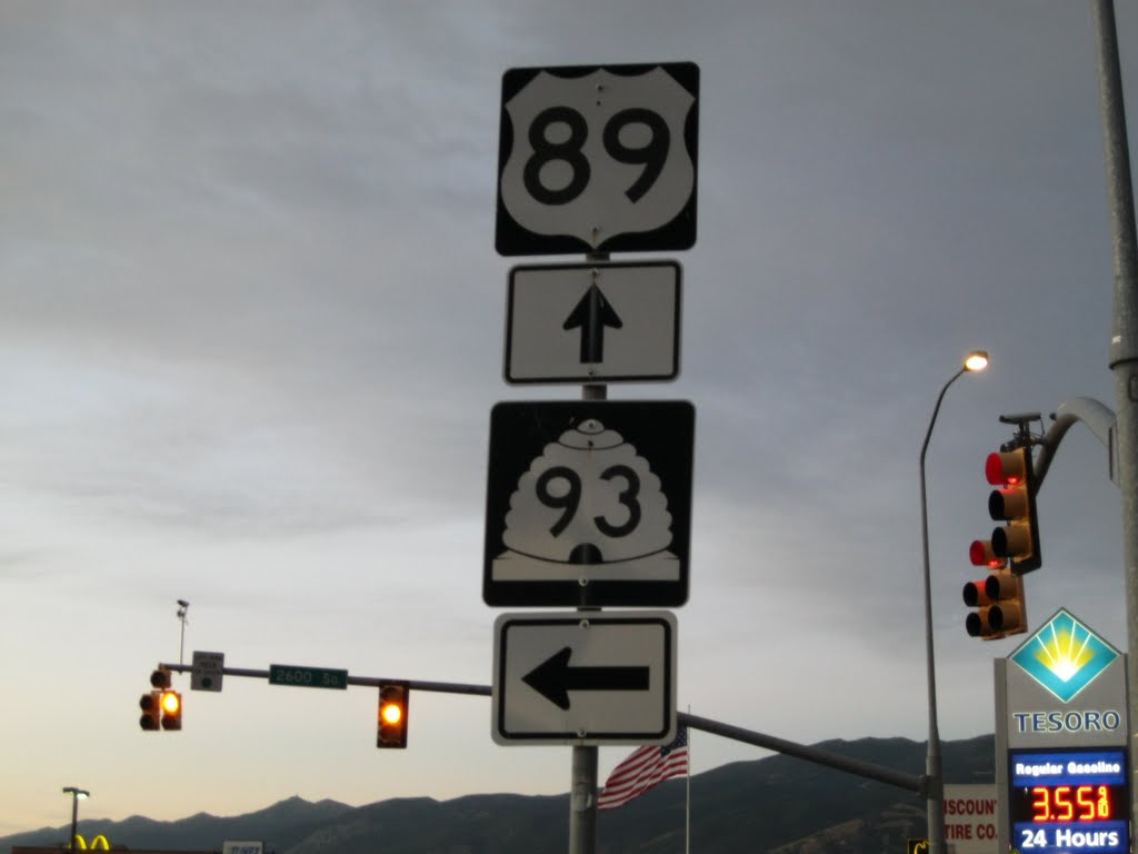 US-89/UT-93 Junction in Centerville 3 by Rover_0