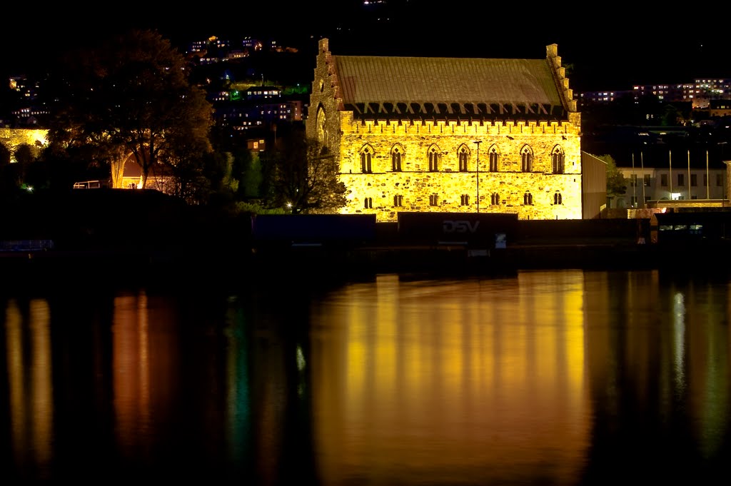 Haakonshallen by night by foto-geir