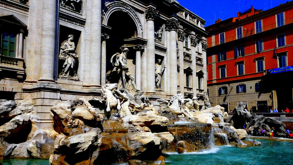 The Trevi fountain by Jan Åge Pedersen