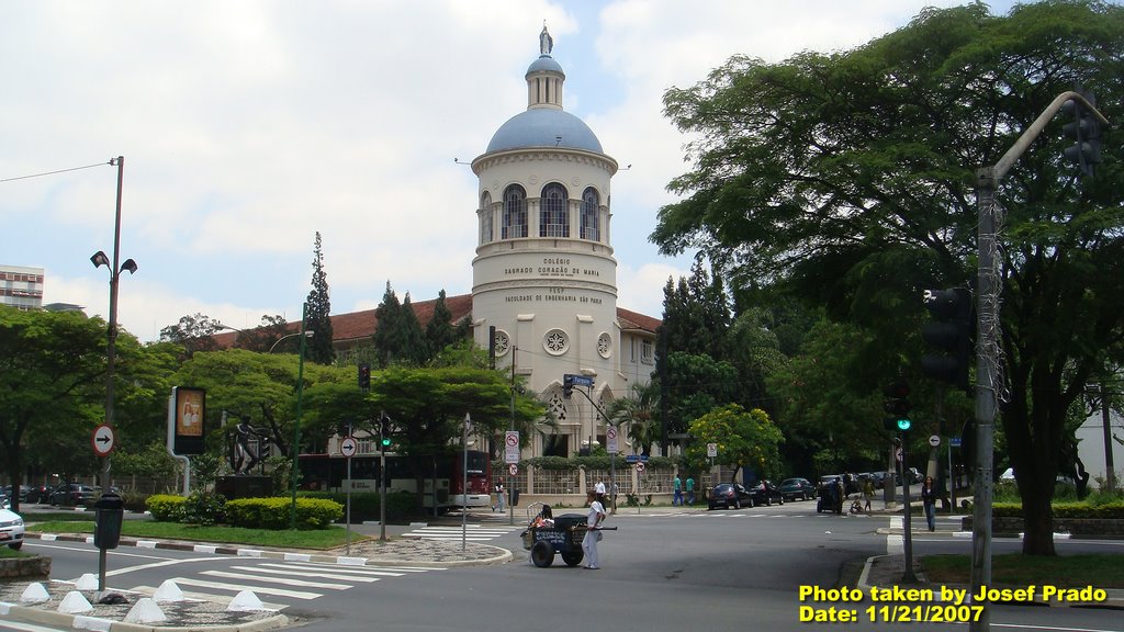 The Sacred Heart of Mary School and the São Paulo Engineering College (FESP) by Josef Prado