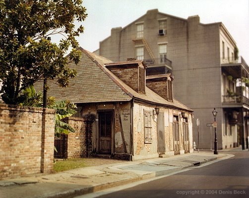 Jean Lafitte's Blacksmith Shop - 1978 by Denis Beck