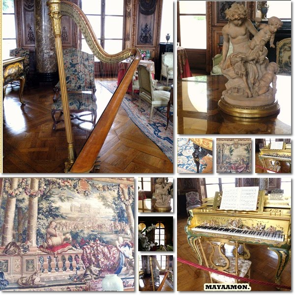 CHATEAU DE BIZY : LE GRAND SALON . ON Y TROUVE DES TAPISSERIES DU 18 ième siècle by MAYAAMON