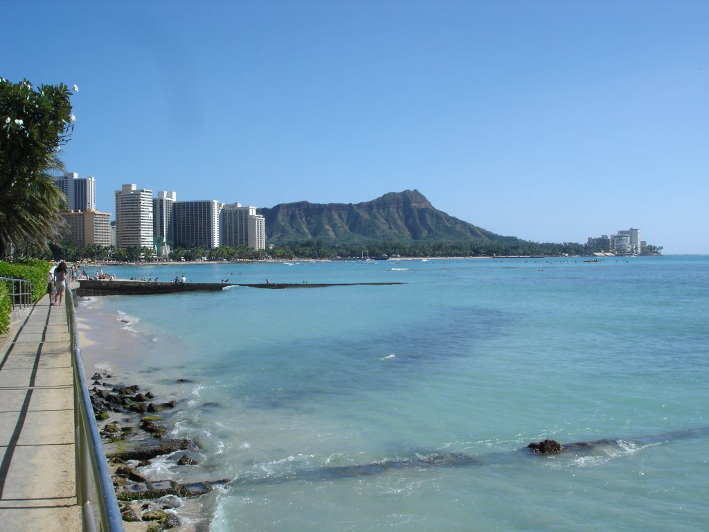 Waikiki beach by fredchabot