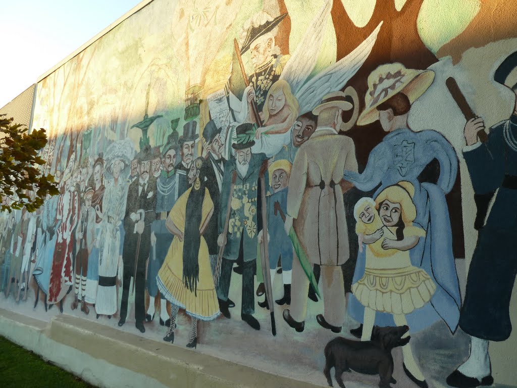 Azusa, CA: Underdog Mural Program at Sierra High School, Azusa, 2011 by tceng