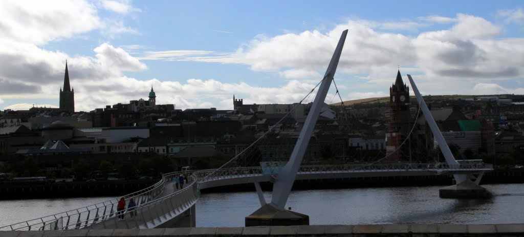 The Peace Bridge and the City by Laura Taylor