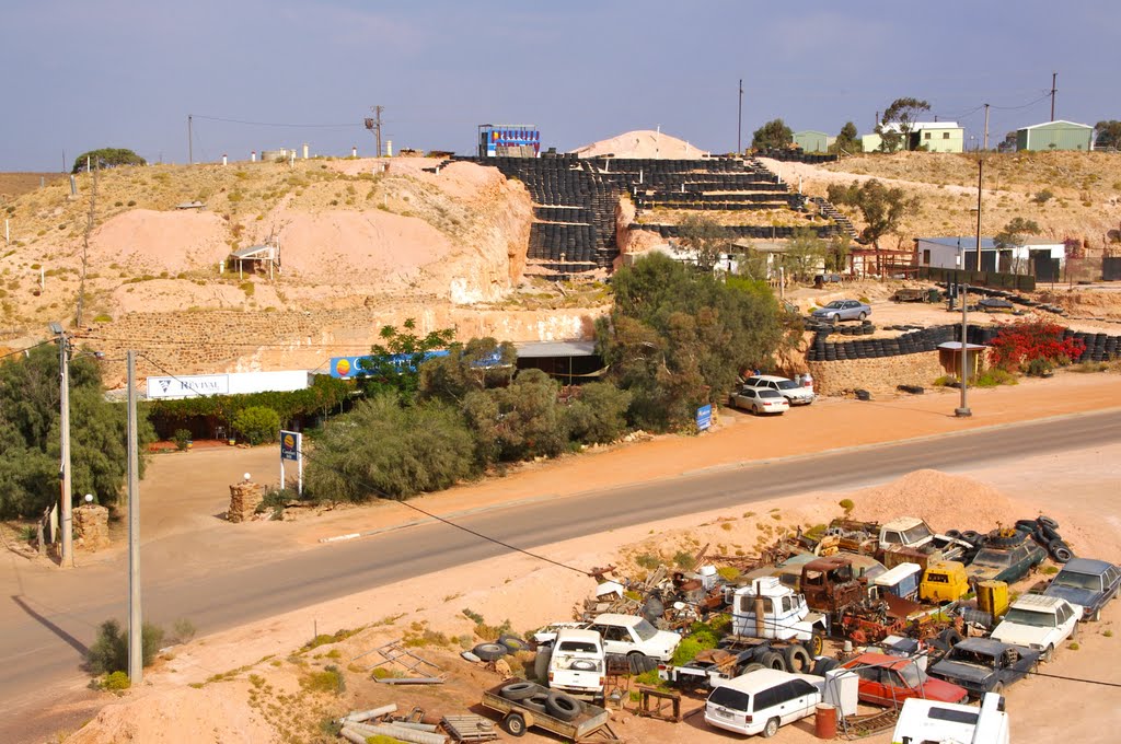 Under this hill is the Comfort Inn, Coober Pedy's best motel! by James Vickers