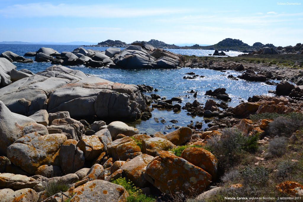 Glimpse of the island of Lavezzi. by Domenico Sclavo