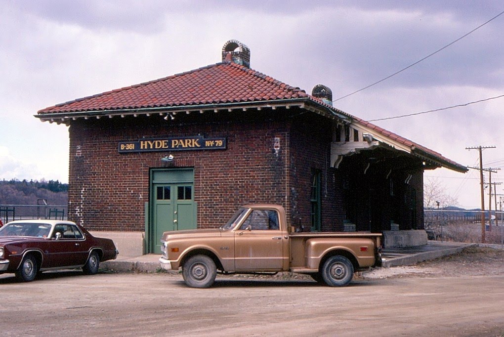 Former New York Central Railroad Station at Hyde Park, NY by Scotch Canadian