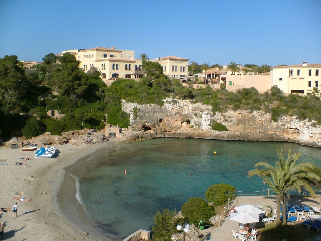 Cala Ferrerra, view from Hotel Ponent Playa by d_donald