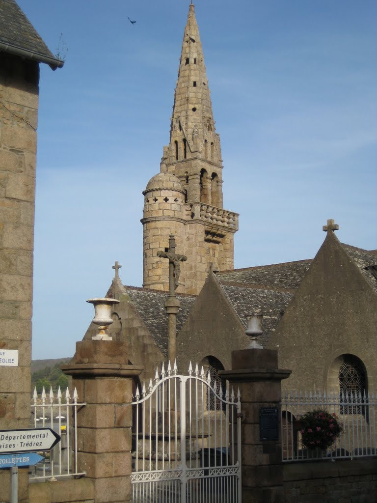 L'église de ST-MICHEL-EN-GREVE (Côtes d'Armor). by GEORGES ENGUEHARD