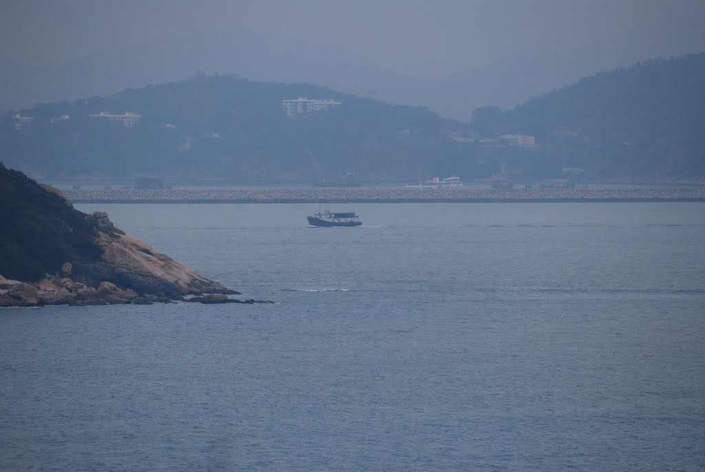 View to Hei Ling Chau Typhoon Shelter by Siu Ki Lee