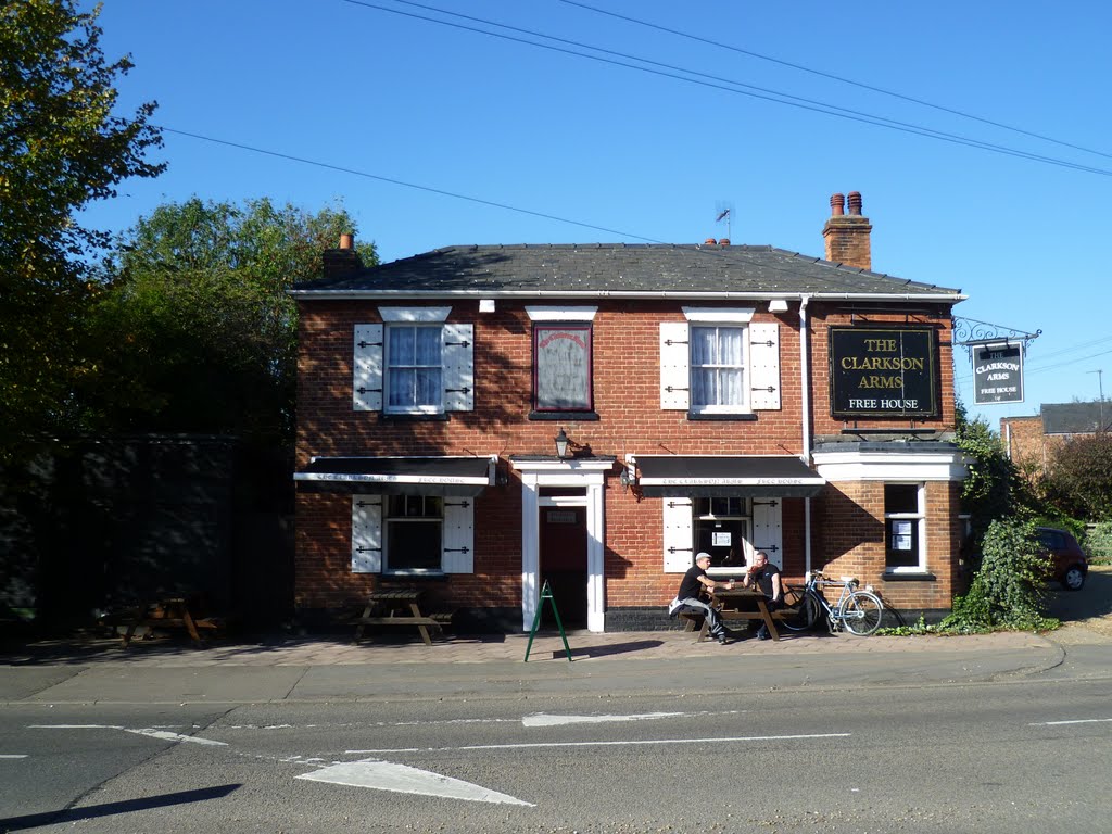 373. the clarkson, public house, lynn road, wisbech, cambs. oct. 2011. by Michael & Grace.