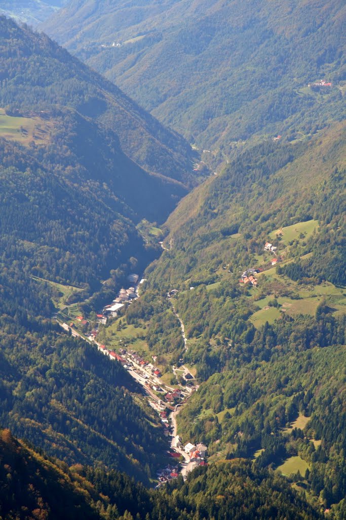 Podbrdo from Lajnar by Igor Mohoric Bonca