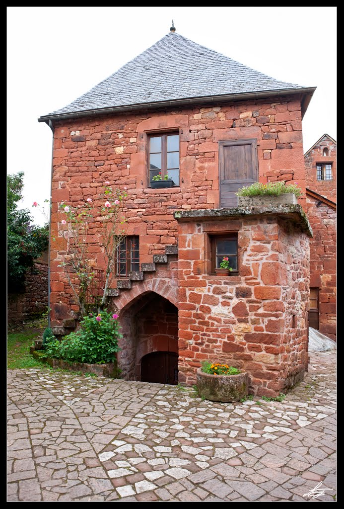 Traditional house in Collonges-la-Rouge by Emanuele Leoni