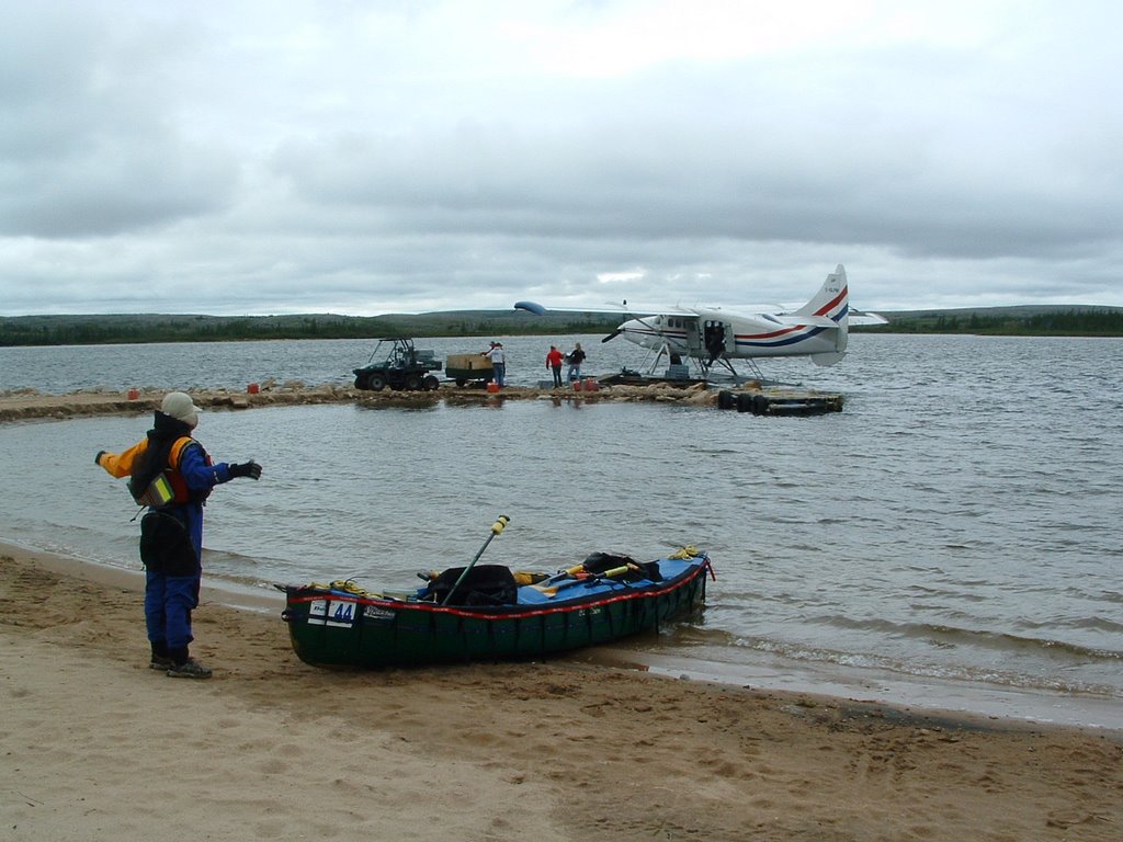 Airplane at Leaf River Outfitters by Lester Kovac