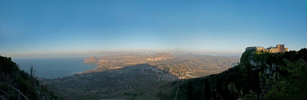 Citta di Erice, pan view from by gwhmantel