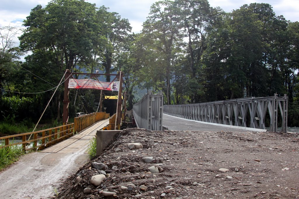 Old and New Bridge over Pejibaye River by Joshua Ten Brink