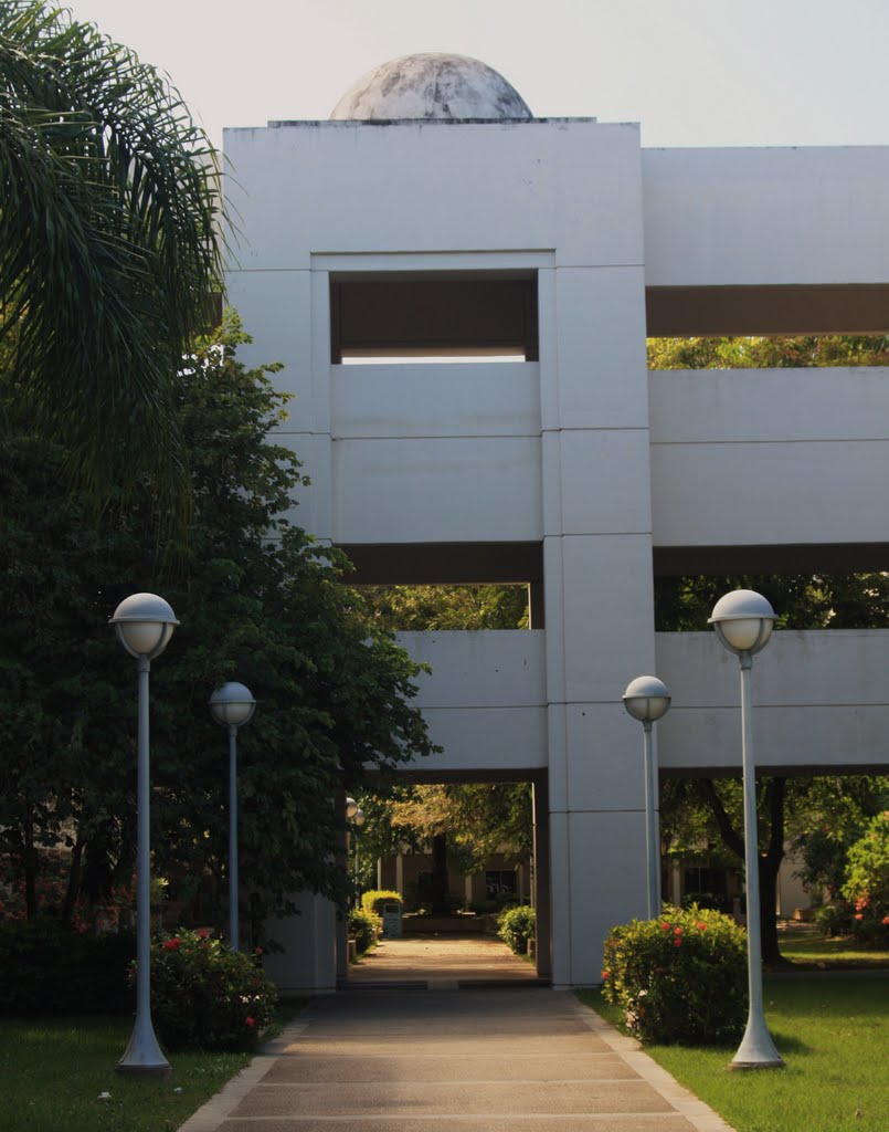 Pasillos del edificio de la Facultad de Ciencias Generales de la Universidad de Puerto Rico-Rio Piedras by Ricardo David Jusino