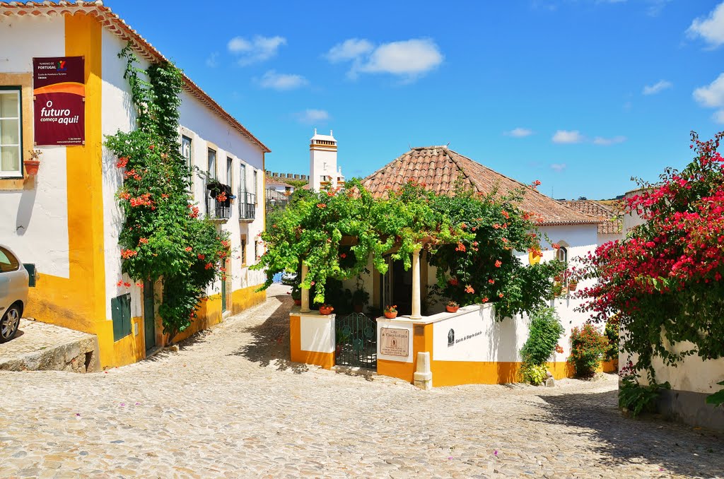 Santa Maria,Óbidos, Portugal by Joao Abel Goncalves