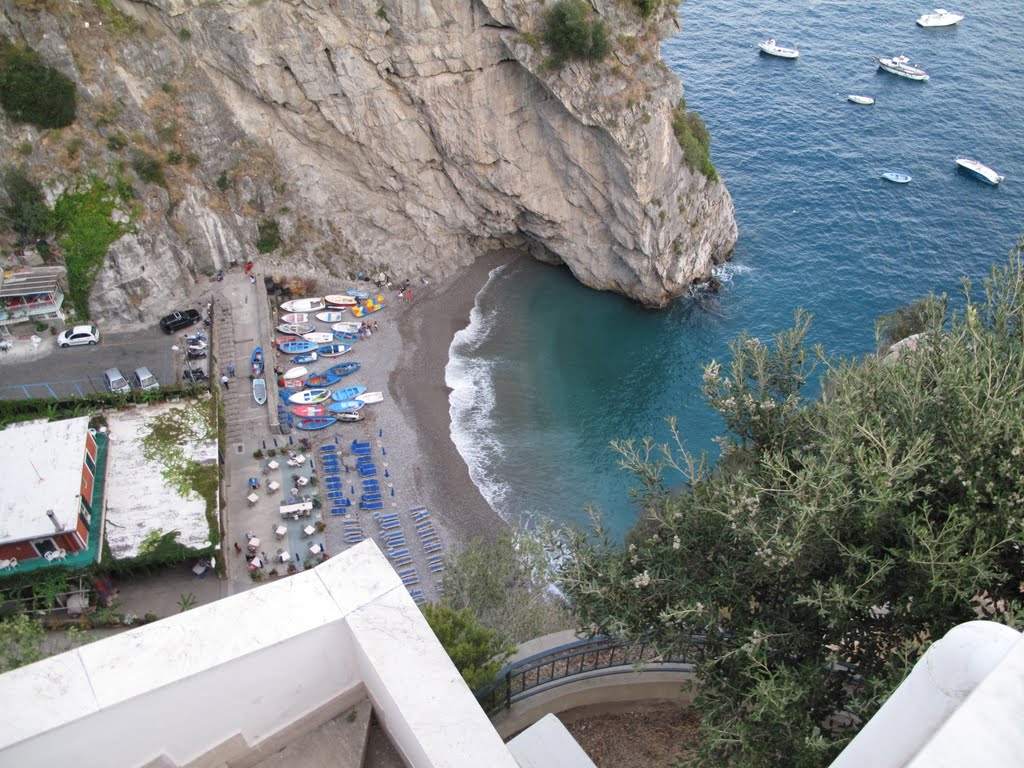 Praiano - Beach view from balcony by Sean Winger