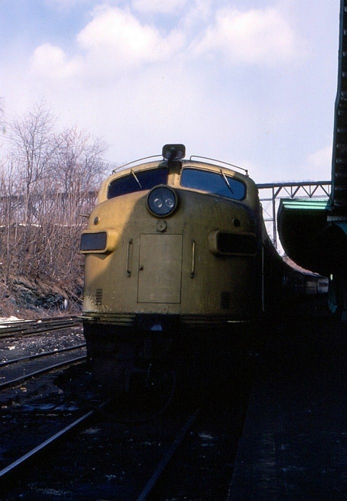 Conrail, Ex New Haven Railroad and Penn Central Railroad, EMD FL9 Locomotive No. 5038 at Poughkeepsie, NY by Scotch Canadian