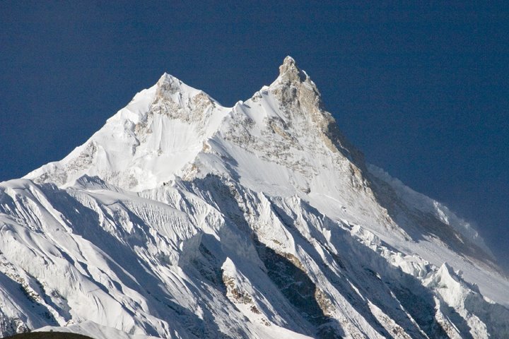 Manaslu from Sama Gaon by Dirk Jenrich