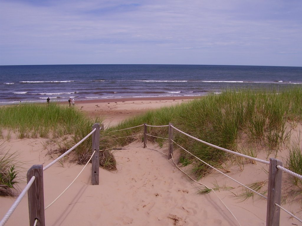 Sandy Path, Greenwich Beach by Will C. van den Hoon…