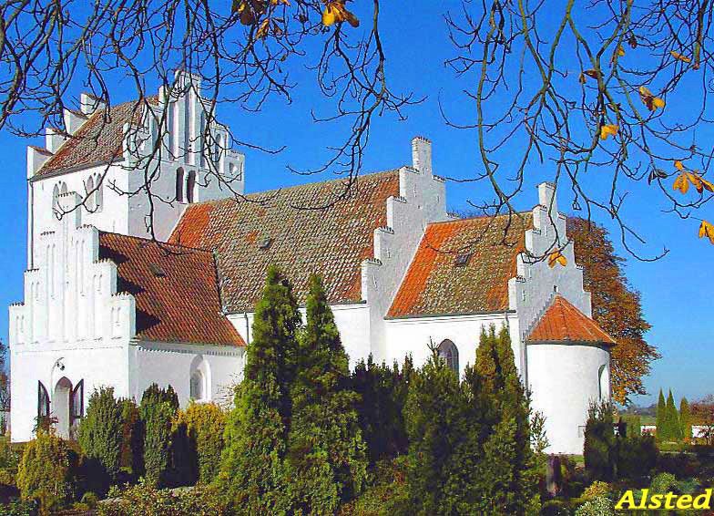 Alsted kirke - Sorø by Claude David