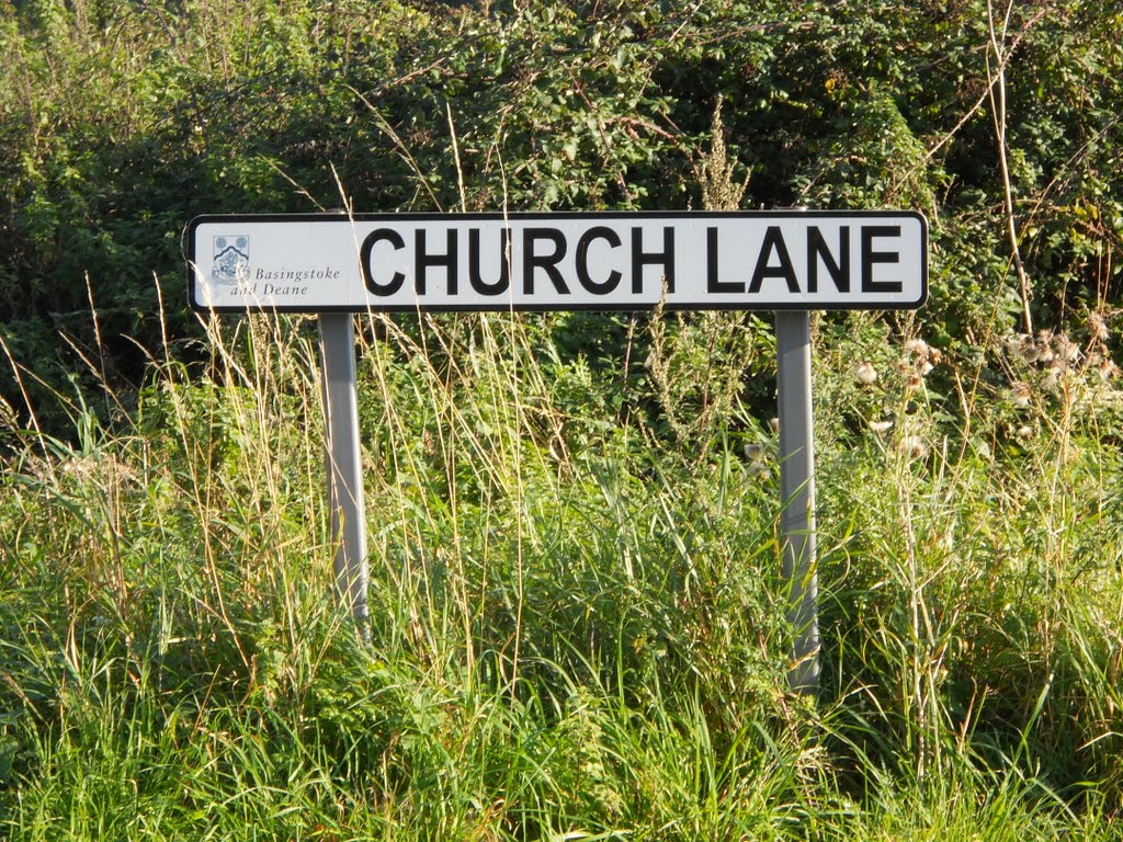 The Church Lane Sign by Robert'sGoogleEarthP…