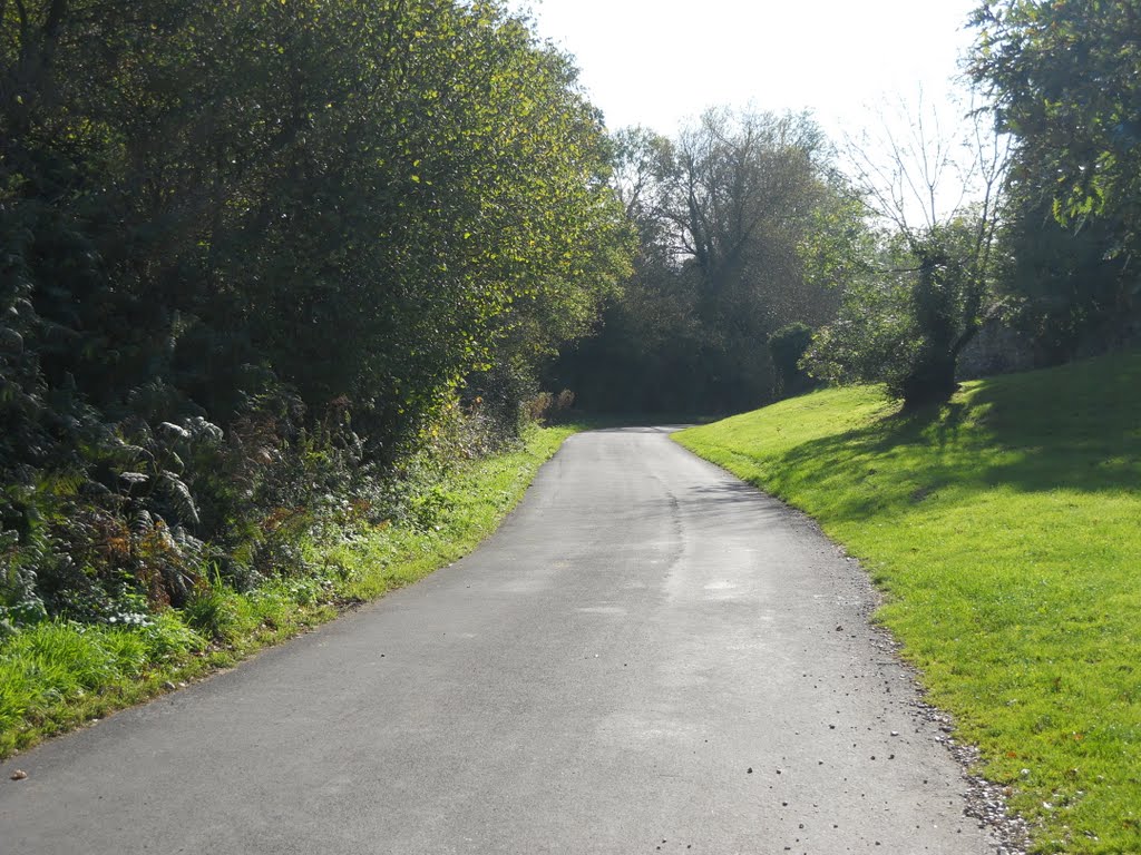 The road of Church Lane by Robert'sGoogleEarthP…