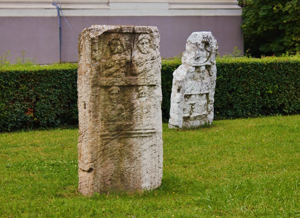 Tombstones, in front of the museum in Sarajevo (Bosnia and Herzegovina) by Igor Trklja