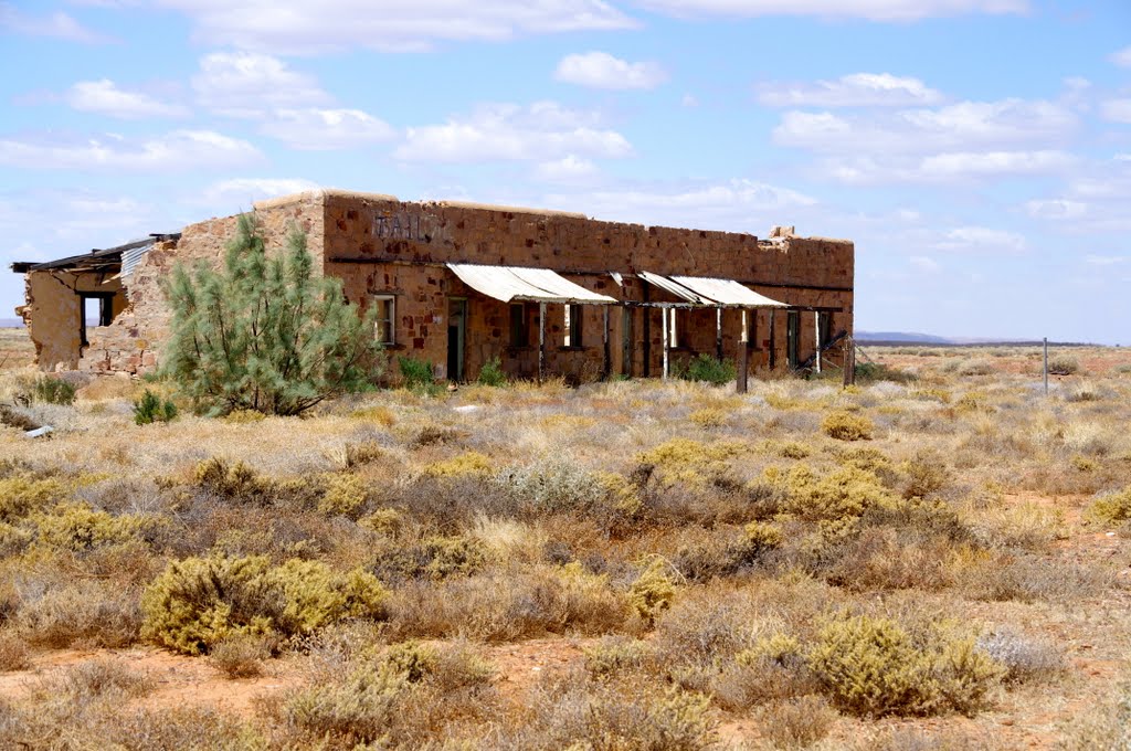 The roof has gone and the walls are crumbling: Edwards Creek by James Vickers