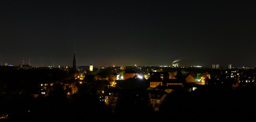 Skyline bei Nacht, Okt. 2011 by Florian Pförtsch