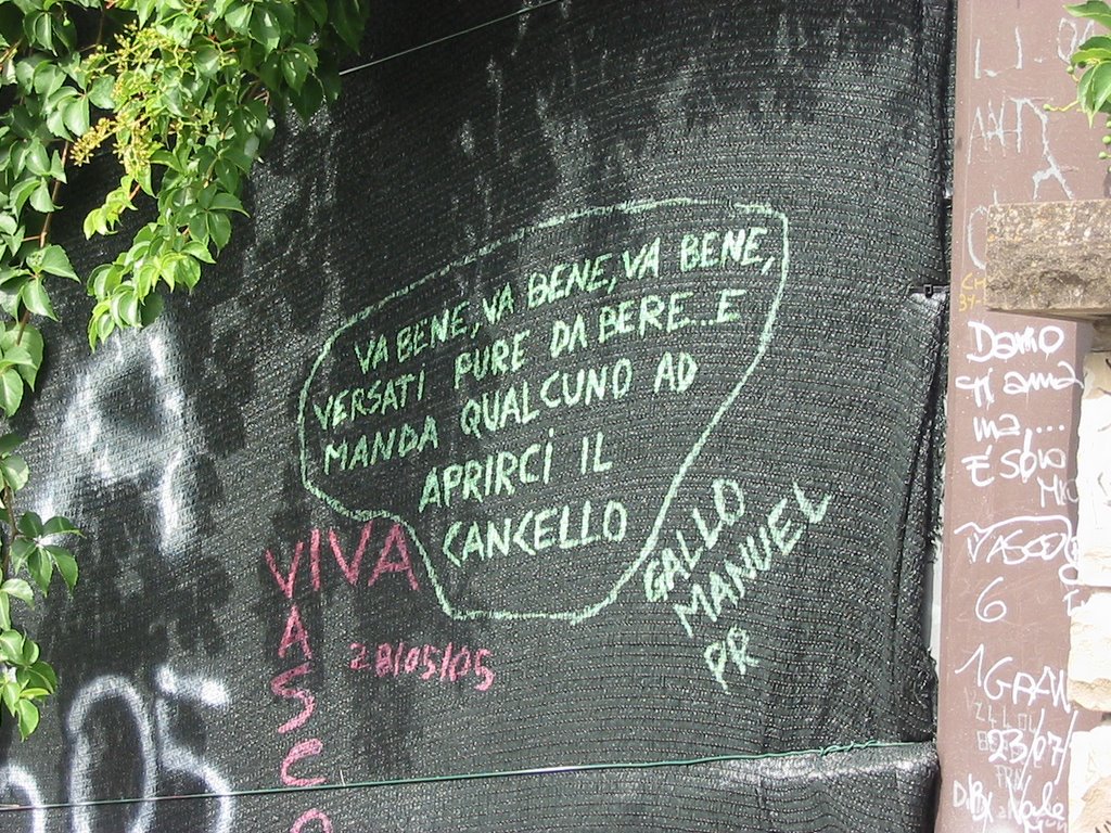 Zocca - murales sulla recinzione by stefano incerpi