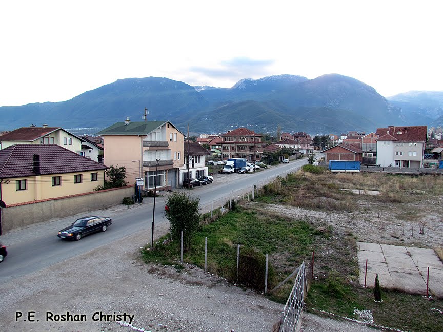 Peja city (View from MAT Mondial EOD School) by Roshan christy