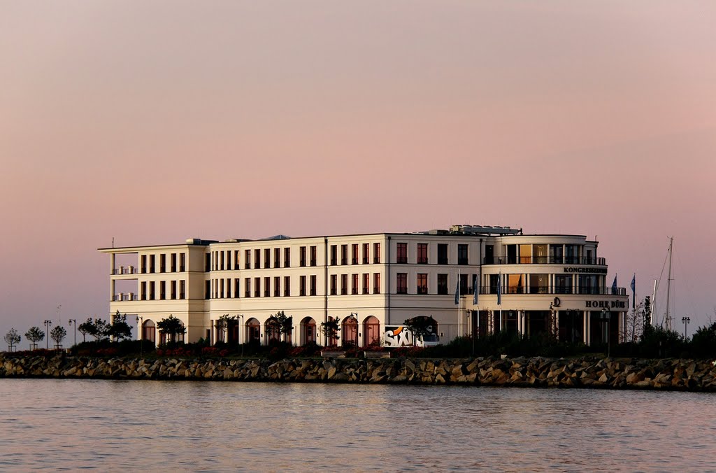 The Yacht club in Warnemünde by Roger Medin