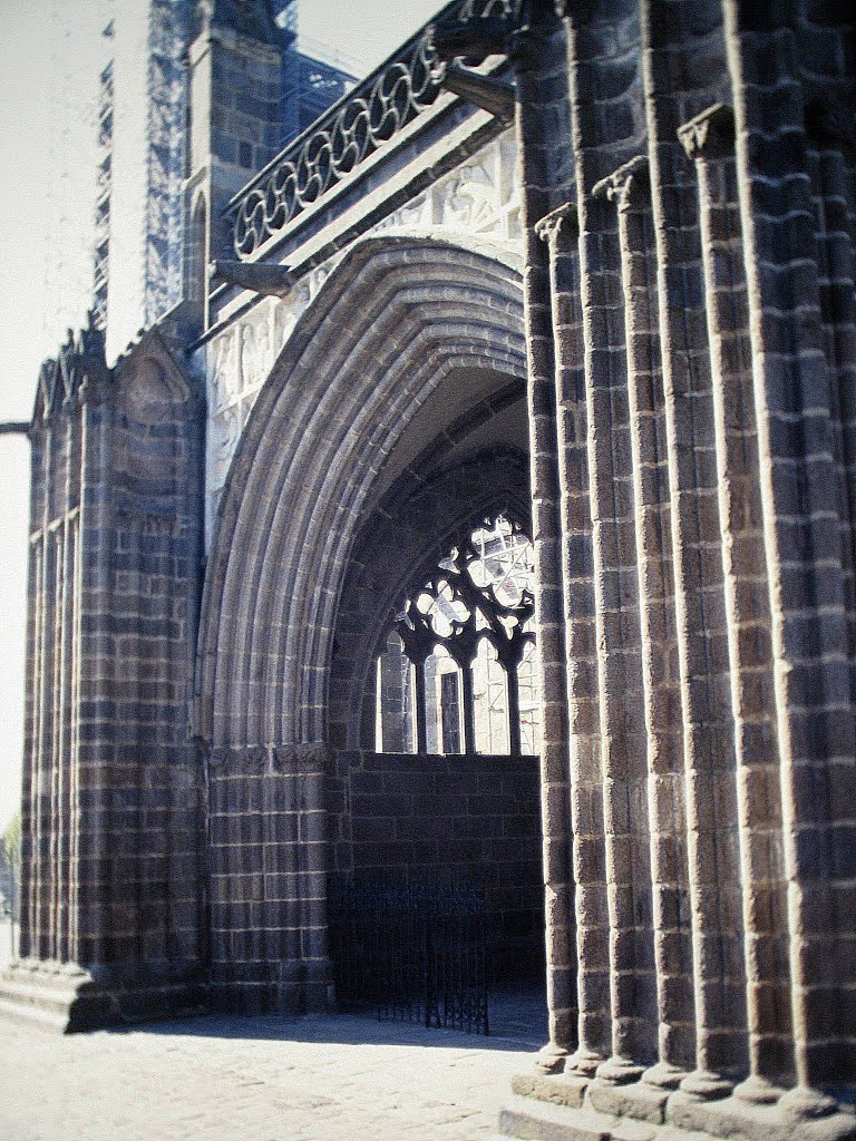 Dol-de-Bretagne, Kathedrale Saint-Samson 1975 by Wensky