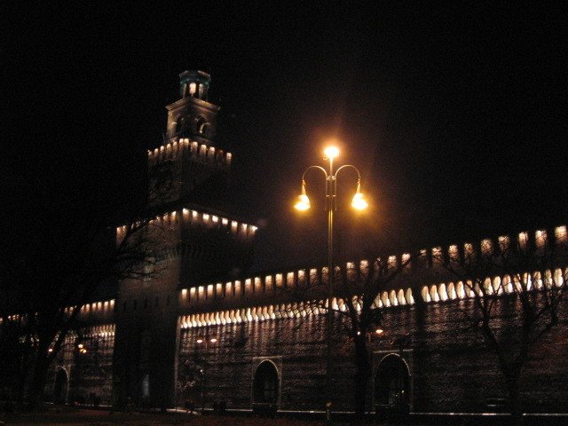 Castello Sforzesco by Night by ThePunisher