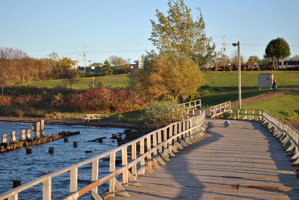 Ashland, WI waterfront by Aaron Carlson