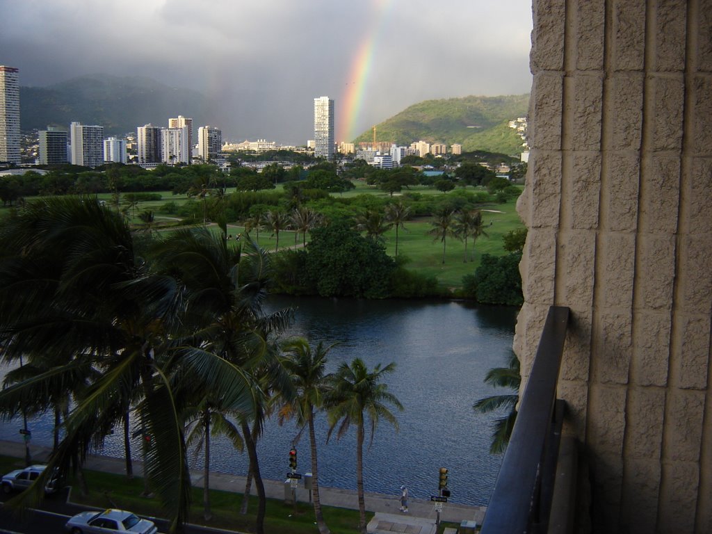 Rainbow from sand villa hotel by dmitryhits