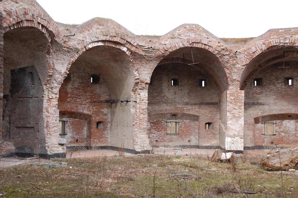 Blown up Fort Uitermeer by Dick Wools